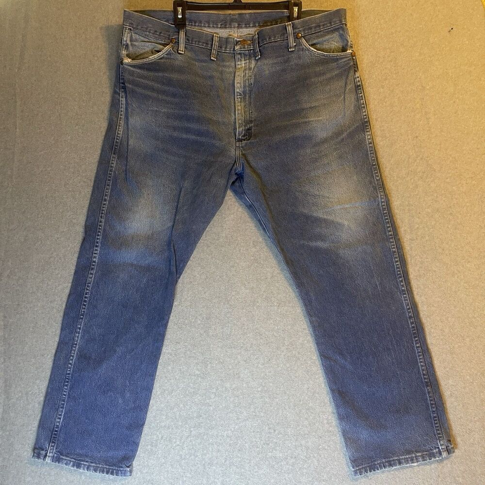 Wrangler Jeans Denim Straight Cowboy jeans Vintage Made in Mexico of US fabric